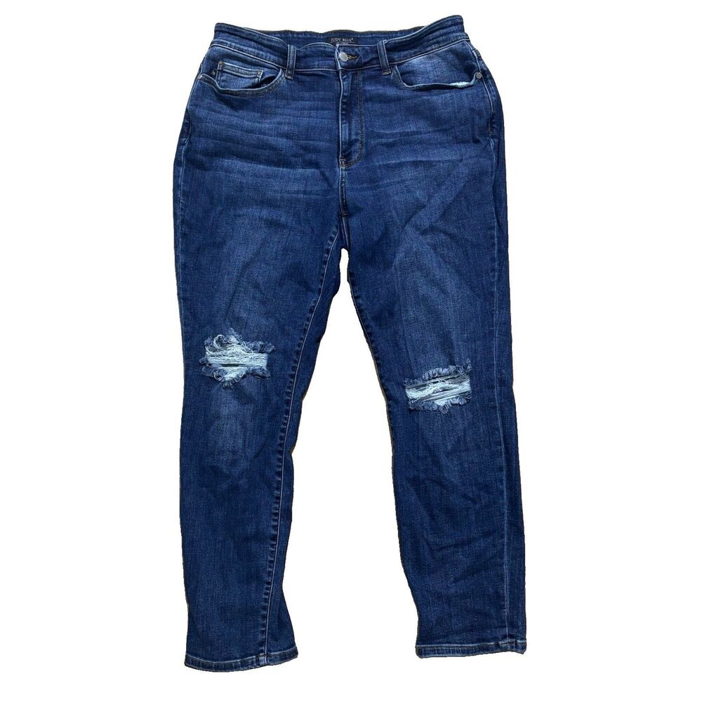 Judy Blue Jeans Sz 16W Medium Wash Slim Fit High Rise Stretch Denim